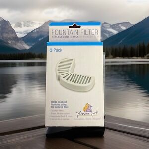 NIB NEW Pioneer Pet 3002 Pet Fountain Replacement Filter - 3‎ Pack DOGS & CATS